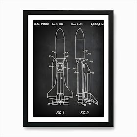 Space Shuttle Astronaut Print, Nasa, Astronaut Art, Space Print, Space, Space Nursery, Outer Space Decor, Astronaut Poster, Space Art, Cs4121 Art Print