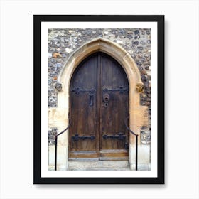 Door To St Mary'S Church Art Print