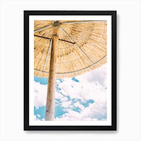 Blue Sky Parasol Art Print