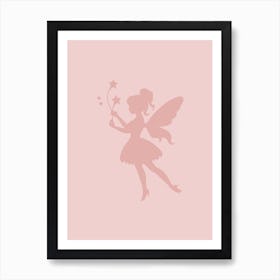 Pink Fairy Art Print