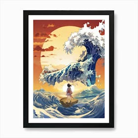 Great Wave 8 Art Print