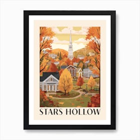 Stars Hollow Gilmore Girls Poster Art Print