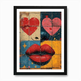 Great Love, Vibrant Pop Art Art Print