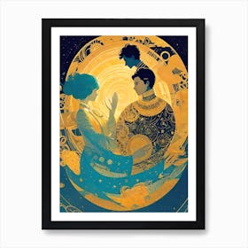 Legend Of Person Art Print