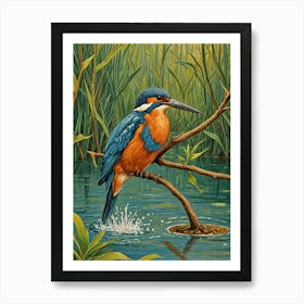 Kingfisher Art Print