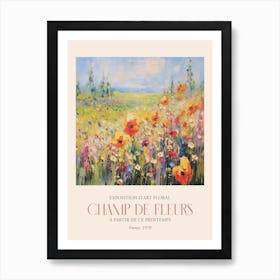 Champ De Fleurs, Floral Art Exhibition 10 Poster