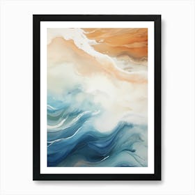 Abstract Ocean Painting Art Print