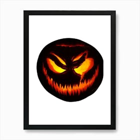 Jack O Lantern 1 Art Print