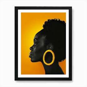 Portrait Of African Woman 84 Art Print