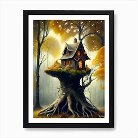 Fairy House Art Print Art Print