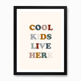 Cool Kids Art Print