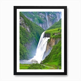 Mardalsfossen, Norway Majestic, Beautiful & Classic (3) Art Print