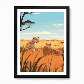 Botswana 1 Travel Illustration Art Print