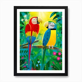 Macaws Art Print