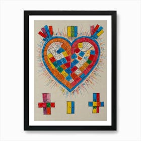 Heart Of Love 46 Art Print