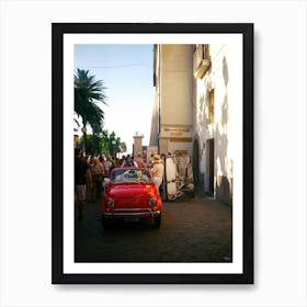 Auto Rossa Art Print 1 Art Print