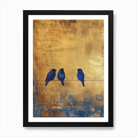 Birds On A Wire Art Print