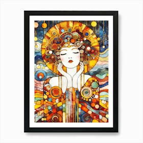 Klimt'S Woman Art Print