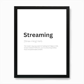 Streaming Definition Meaning Poster