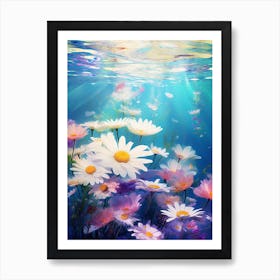 Daisy Wildflower In The Forest (4) Art Print