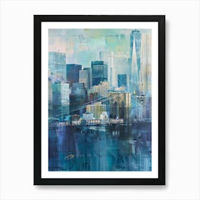 New York City Skyline 8 Art Print