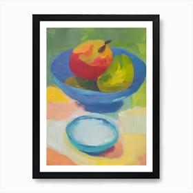 Cherimoya Bowl Of fruit Art Print