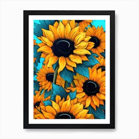 Sunflowers 25 Art Print