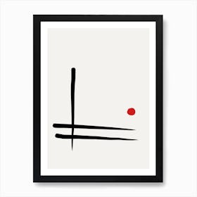 Minimalism Japandi Artwork Art Print