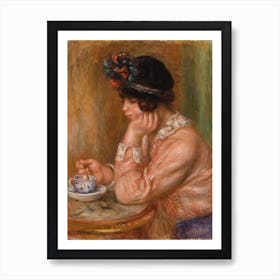 Cup Of Chocolate, Pierre Auguste Renoir Art Print