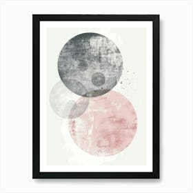 Abstract Circles 46 Art Print