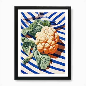 Cauliflower Summer Illustration 3 Art Print