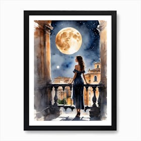 Luna Nights Art Print