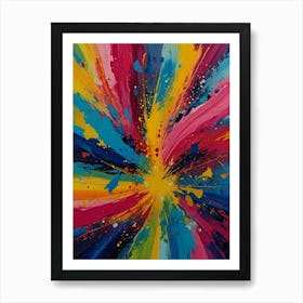 Bright Burst Art Print