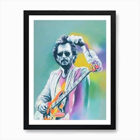 Eric Clapton Colourful Illustration Poster