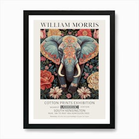 William Morris Elephant Vintage Exhibition Art Print