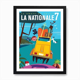 La Nationale7 Art Print