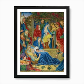 Nativity Scene 23 Art Print