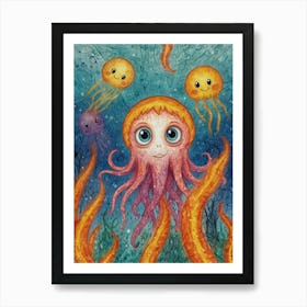 Octopus 23 Art Print
