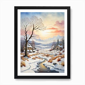 Winter Landscape 1 Art Print