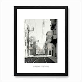 Poster Of Athens, Greece, Photography In Black And White 1 Art Print