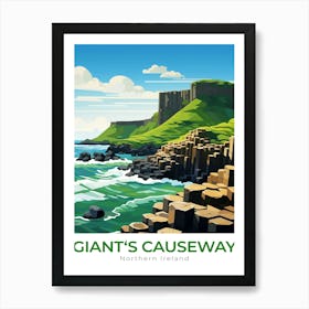Ireland Giant S Causeway Travel Art Print