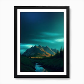 Mountain Sky Art Print