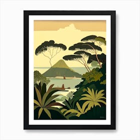 Galapagos Islands Ecuador Rousseau Inspired Tropical Destination Art Print