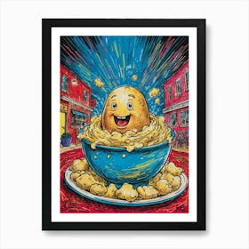 Potato Bowl Art Print