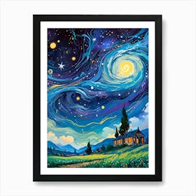 Starry Night 56 Art Print