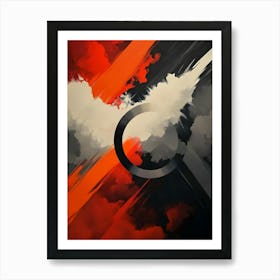 Pokemon Red And Black Art Print