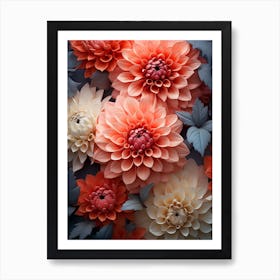 Paper Flowers 9 Art Print