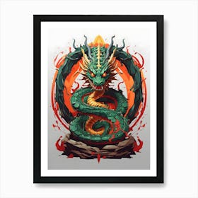 Dragon 3 Art Print