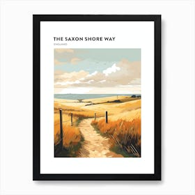The Saxon Shore Way England 1 Hiking Trail Landscape Poster Art Print