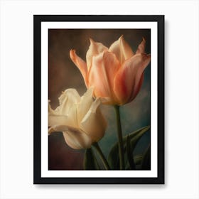 Vintage Flowers 1 Art Print